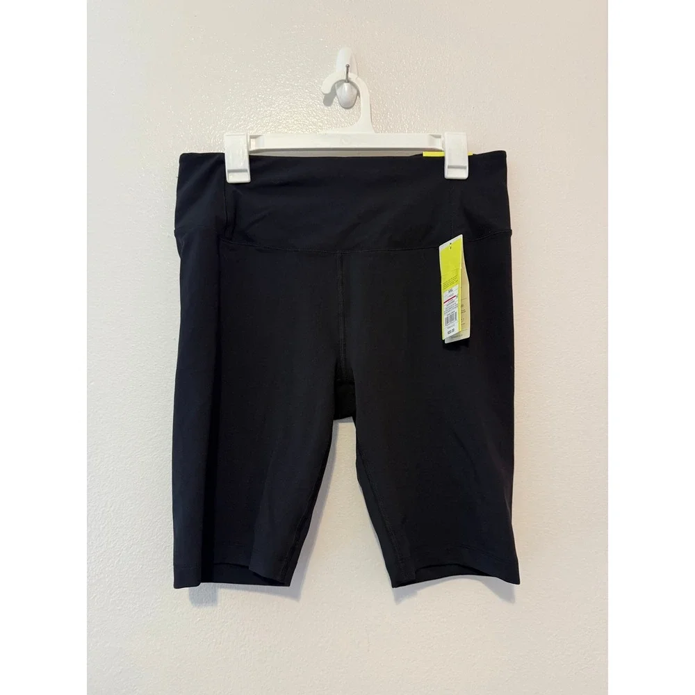 All in Motion XXL Black Dynamic Flex High Rise Bike Shorts 10in Inseam NWT